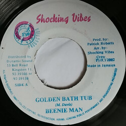 Beenie Man Golden Bath Tub USED VINYL 7INCH