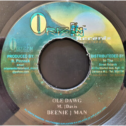 Beenie Man Ole Dawg USED VINYL 7INCH 45 RPM