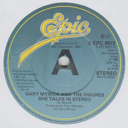Gary Myrick & The Figures She Talks In Stereo USED VINYL 7INCH 45 RPM SINGLE PROMO