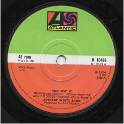 Average White Band You Got It / Pick Up The Pieces Vinyl 7" USED