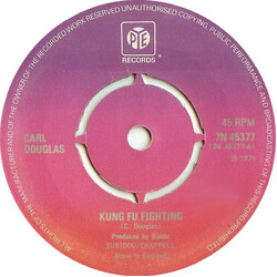 Carl Douglas Kung Fu Fighting VINYL 7" USED