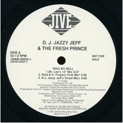 DJ Jazzy Jeff & The Fresh Prince Ring My Bell Vinyl 12" USED
