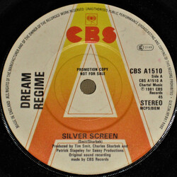 Dream Regime Silver Screen USED VINYL 7INCH 45 RPM SINGLE PROMO