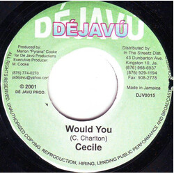 Ce'cile Would You USED VINYL 7INCH 45 RPM