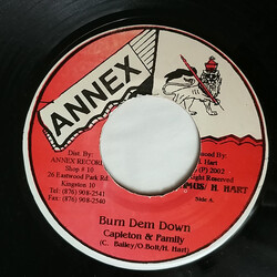 Capleton Burn Dem Down USED VINYL 7INCH 45 RPM