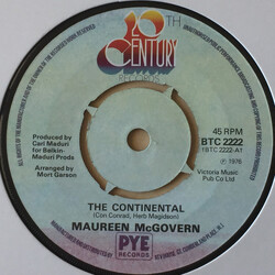 Maureen McGovern The Continental VINYL 7" USED