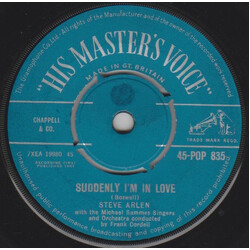 Steve Arlen Suddenly I'm In Love USED VINYL 7INCH 45 RPM SINGLE
