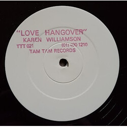 Karen Williamson Love Hangover USED VINYL 12INCH WHITE LABEL