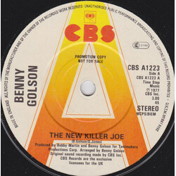 Benny Golson The New Killer Joe USED VINYL 7INCH 45 RPM STEREO PROMO