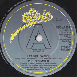 Phil Seymour Let Her Dance USED VINYL 7INCH 45 RPM STEREO PROMO