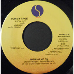 Tommy Page Turning Me On USED VINYL 7INCH PROMO