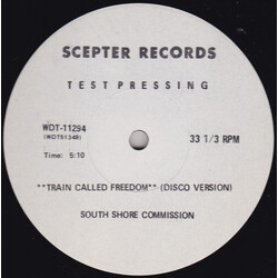 South Shore Commission Train Called Freedom (Disco Version) USED VINYL 12INCH TEST PRESSING 33 S RPM PROMO