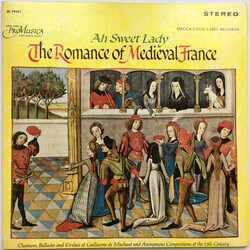 New York Pro Musica / John Reeves White Ah Sweet Lady (The Romance Of Medieval France) Vinyl LP USED