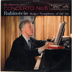 Ludwig van Beethoven / Arthur Rubinstein / Josef Krips / Symphony Of The Air Concerto No. 5 (Emperor) Vinyl LP USED