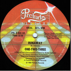 One-Two-Three Runaway USED VINYL 12INCH 33 S RPM