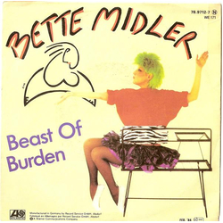Bette Midler Beast Of Burden Vinyl 7" USED