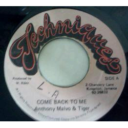 Tiger Come Back To Me USED VINYL 7INCH 45 RPM
