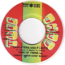 Twins Of Twins / Damian Marley Gangsters and P.I.M.P.S. USED VINYL 7INCH 45 RPM SINGLE