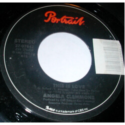 Angela Clemmons This Is Love USED VINYL 7INCH 45 RPM