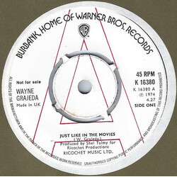 Wayne Grajeda Just Like In The Movies Vinyl 7" USED