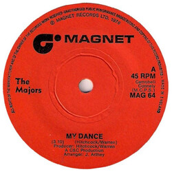 The Majors (2) My Dance USED VINYL 7INCH 45 RPM SINGLE