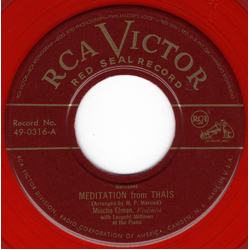 Jules Massenet / Antonín Dvořák / Mischa Elman / Leopold Mittman Meditation From Thais / Humoresque Vinyl 7" USED