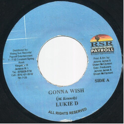 Lukie D Gonna Wish USED VINYL 7INCH 45 RPM