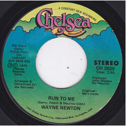 Wayne Newton Run To Me / Lady Lonely USED VINYL 7INCH 45 RPM SINGLE