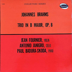 Johannes Brahms / Jean Fournier / Antonio Janigro / Paul Badura-Skoda Trio In B Major, Op. 8 Vinyl LP USED