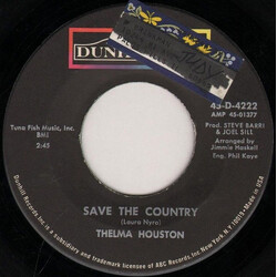 Thelma Houston Save The Country USED VINYL 7INCH 45 RPM SINGLE