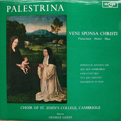 Giovanni Pierluigi da Palestrina / St. John's College Choir / George Guest (2) Veni Sponsa Christi Vinyl LP USED