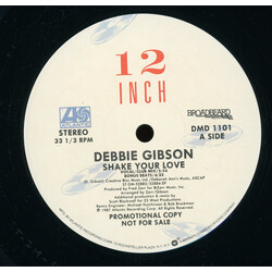 Debbie Gibson Shake Your Love USED VINYL 12INCH PROMO