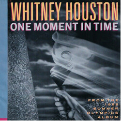 Whitney Houston One Moment In Time USED VINYL 7INCH 45 RPM SINGLE STEREO