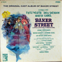 Fritz Weaver / Inga Swenson / Martin Gabel Baker Street - A Musical Adventure Of Sherlock Holmes Vinyl LP USED
