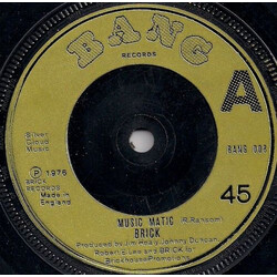 Brick Music Matic USED VINYL 7INCH SINGLE 45 RPM