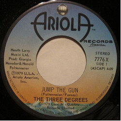 The Three Degrees Jump The Gun USED VINYL 7INCH SINGLE 45 RPM
