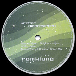 Krater Alpenmorgen USED VINYL 12INCH