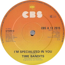 Time Bandits I'm Specialized In You USED VINYL 12INCH 45 RPM SINGLE