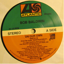 Bob Baldwin On Our Own USED VINYL 12INCH 33 S RPM PROMO