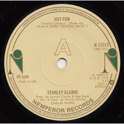 Stanley Clarke Hot Fun USED VINYL 7INCH 45 RPM SINGLE