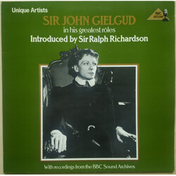 John Gielgud / Ralph Richardson (2) Sir John Gielgud In His Greatest Roles • Introduced By Sir Ralph Richardson Vinyl LP USED