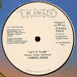 Tamiko Jones Let It Flow USED VINYL 12INCH 45 RPM PROMO