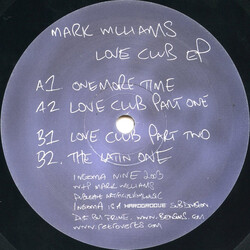 Mark Williams Love Club EP VINYL 12" USED