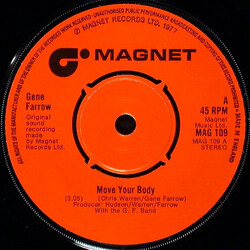 Gene Farrow Move Your Body Vinyl 7" USED