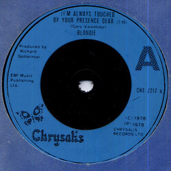 Blondie (I'm Always Touched By Your) Presence Dear Vinyl 7" USED