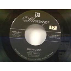Bill Farrell Runaround / Booten Baby (Boodlya Botten) USED VINYL 7INCH 45 RPM SINGLE