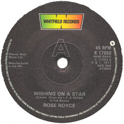 Rose Royce Wishing On A Star Vinyl 7" USED