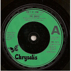 The Babys Isn't It Time Vinyl 7" USED