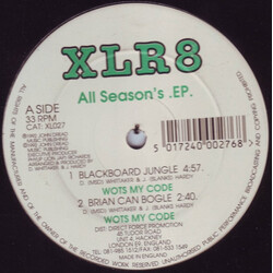 Wots My Code All Season's .EP. USED VINYL 12INCH 33 S RPM EP