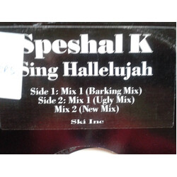 Speshal K Sing Hallelujah USED VINYL 12INCH WHITE LABEL